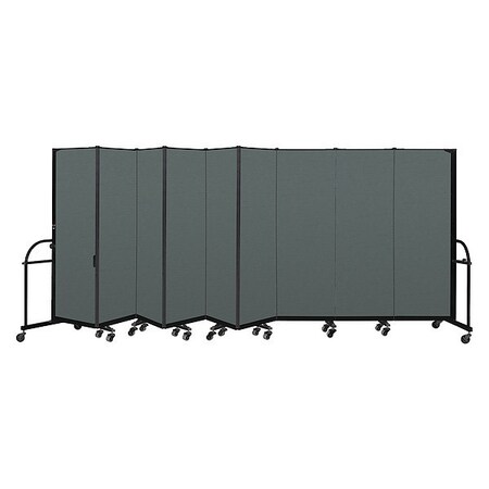 Screenflex Heavy Duty Room Divider, 9 Panel, 6 ft. H HFSL609-DN