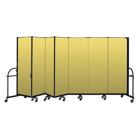 Screenflex Heavy DUty Room Divider, 7 Panel, 6 ft. H HFSL607-DY