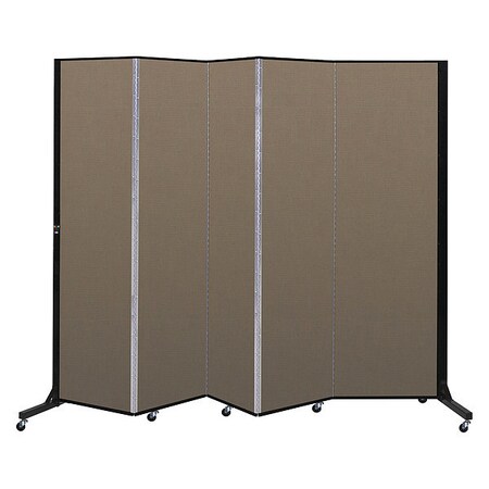 Screenflex Light Duty Room Divider, 5 Panel, 6 ft. 5" BFSL685-DO