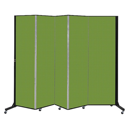 Screenflex Light Duty Room Divider, 5 Panel, 6 ft. 5" BFSL685-DA