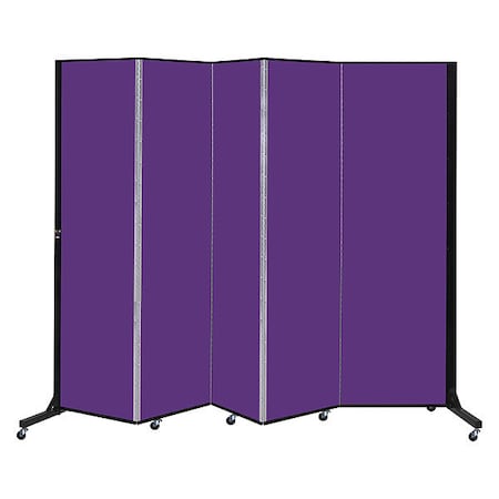 Screenflex Light Duty Room Divider, 5 Panel, 6 ft. 5" BFSL685-DP