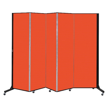 Screenflex Light Duty Room Divider, 5 Panel, 6 ft. 5" BFSL685-DJ