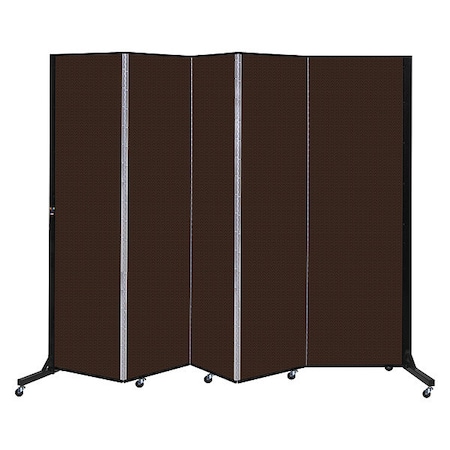 Screenflex Light Duty Room Divider, 5 Panel, 6 ft. 5" BFSL685-DD