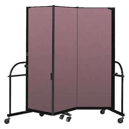 Screenflex Heavy Duty Room Divider, 3 Panel, 6 ft. H HFSL603-DM