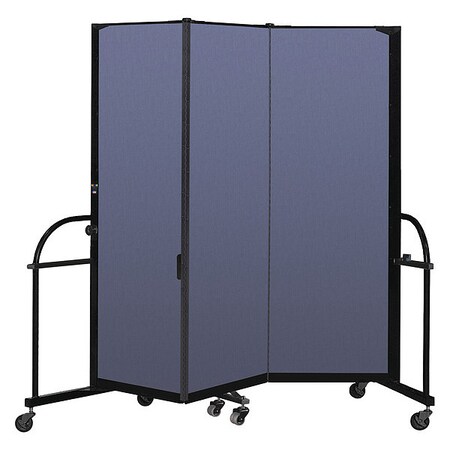 Screenflex Heavy Duty Room Divider, 3 Panel, 6 ft. H HFSL603-DS