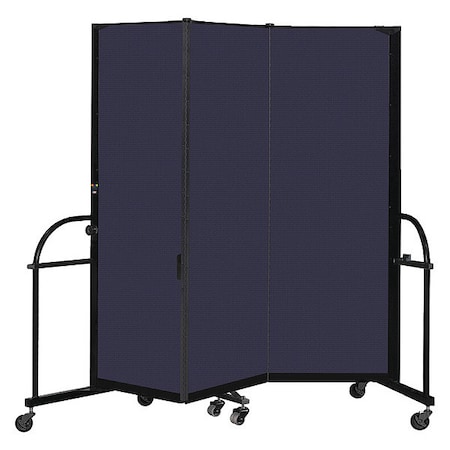 Screenflex Heavy Duty Room Divider, 3 Panel, 6 ft. H HFSL603-DV