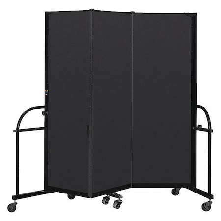 Screenflex Heavy Duty Room Divider, 3 Panel, 6 ft. H HFSL603-VX