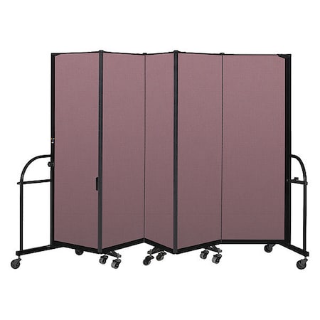 Screenflex Heavy Duty Room Divider, 5 Panel, 6 ft. H HFSL605-DM