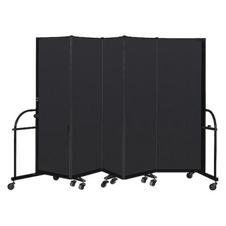 Screenflex Heavy DUty Room Divider, 5 Panel, 6 ft. H HFSL605-DX