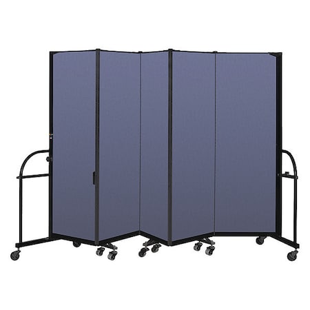Screenflex Heavy Duty Room Divider, 5 Panel, 6 ft. H HFSL605-DS