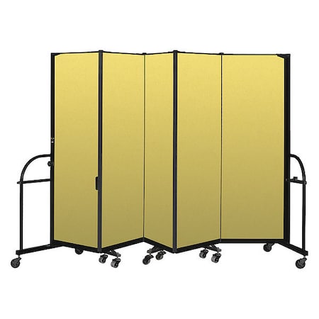 Screenflex Heavy Duty Room Divider, 5 Panel, 6 ft. H HFSL605-DY