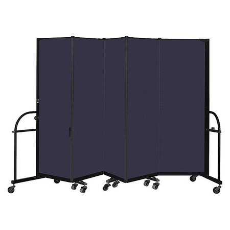 Screenflex Heavy Duty Room Divider, 5 Panel, 6 ft. H HFSL605-DV