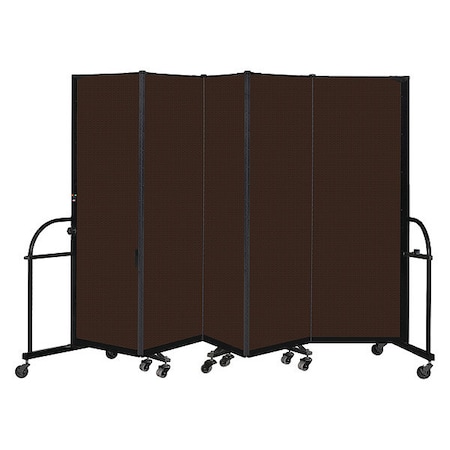 Screenflex Heavy Duty Room Divider, 5 Panel, 6 ft. H HFSL605-DD