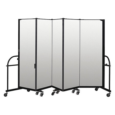 Screenflex Heavy Duty Room Divider, 5 Panel, 6 ft. H HFSL605-VT
