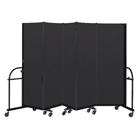 Screenflex Heavy Duty Room Divider, 5 Panel, 6 ft. H HFSL605-VX