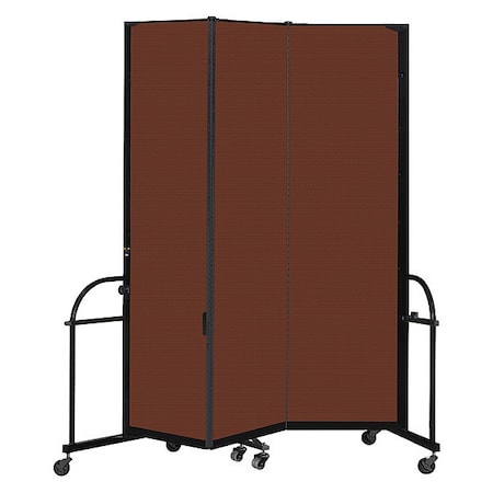 Screenflex Heavy Duty Room Divider, 3 Panel, 7 ft. 4" HFSL743-DE