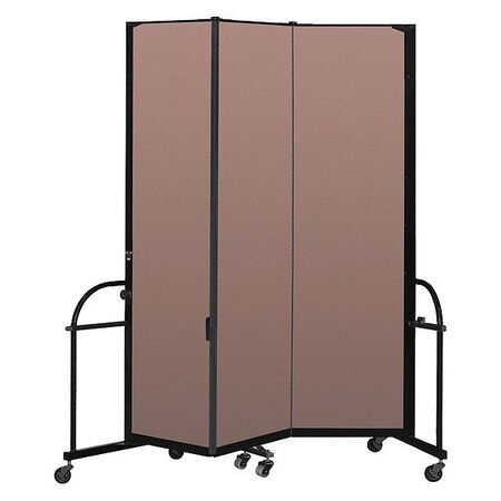 Screenflex Heavy Duty Room Divider, 3 Panel, 7 ft. 4" HFSL743-VM