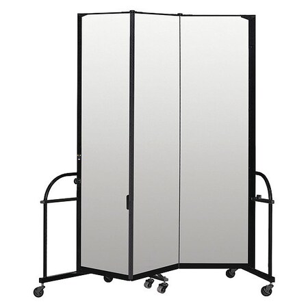 Screenflex Heavy Duty Room Divider, 3 Panel, 7 ft. 4" HFSL743-VT