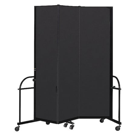 Screenflex Heavy Duty Room Divider, 3 Panel, 7 ft. 4" HFSL743-VX