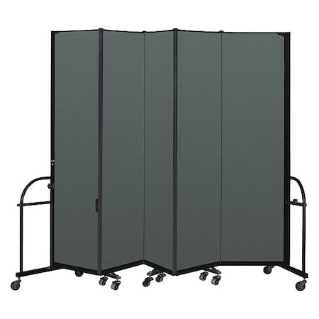 Screenflex Heavy Duty Room Divider, 5 Panel, 7 ft. 4" HFSL745-DN