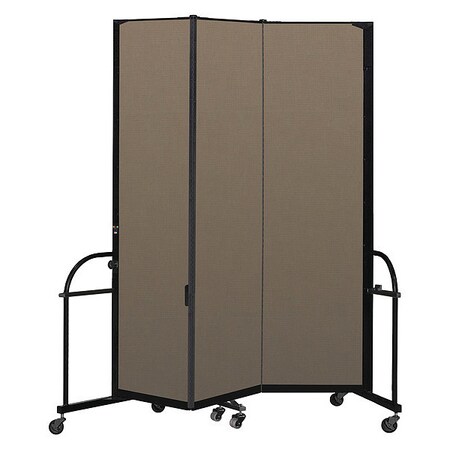 Screenflex Heavy Duty Room Divider, 3 Panel, 7 ft. 4" HFSL743-DO