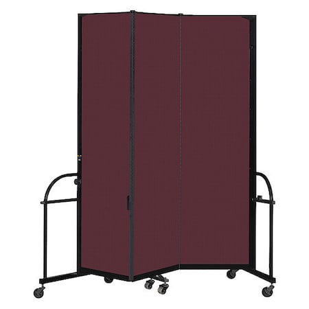 Screenflex Heavy Duty Room Divider, 3 Panel, 7 ft. 4" HFSL743-DP