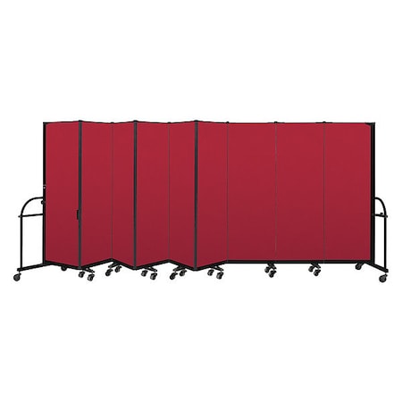 Screenflex Heavy Duty Room Divider, 9 Panel, 6 ft. H HFSL609-DR