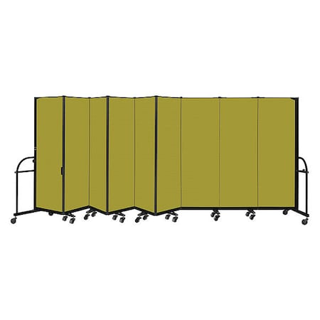 Screenflex Heavy Duty Room Divider, 9 Panel, 6 ft. H HFSL609-DA