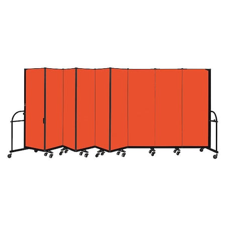 Screenflex Heavy Duty Room Divider, 9 Panel, 6 ft. H HFSL609-DJ