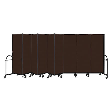 Screenflex Heavy Duty Room Divider, 9 Panel, 6 ft. H HFSL609-DD