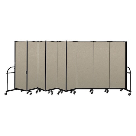 Screenflex Heavy Duty Room Divider, 9 Panel, 6 ft. H HFSL609-VW