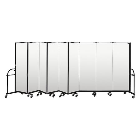 Screenflex Heavy Duty Room Divider, 9 Panel, 6 ft. H HFSL609-VT