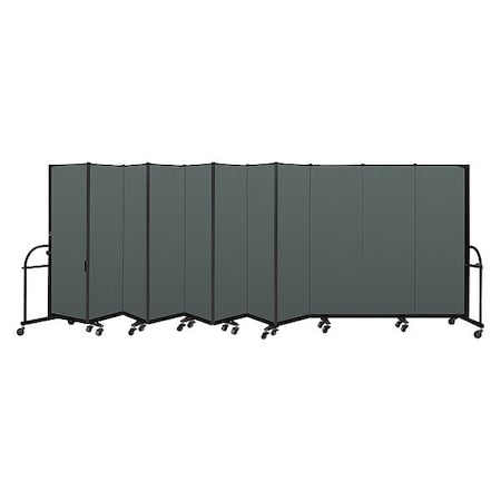 Screenflex Heavy Duty Room Divider, 11 Panel, 6 ft. H HFSL6011-DN