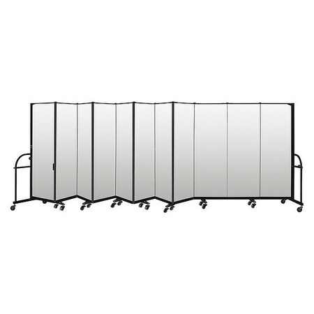 Screenflex Heavy Duty Room Divider, 11 Panel, 6 ft. H HFSL6011-DT