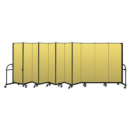Screenflex Heavy Duty Room Divider, 11 Panel, 6 ft. H HFSL6011-DY