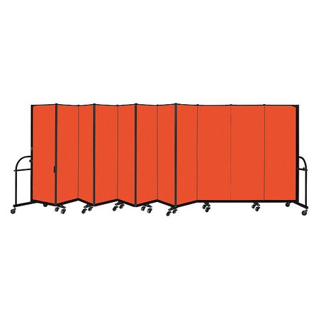 Screenflex Heavy Duty Room Divider, 11 Panel, 6 ft. H HFSL6011-DJ