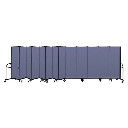 Screenflex Heavy Duty Room Divider, 13 Panel, 6 ft. H HFSL6013-DS