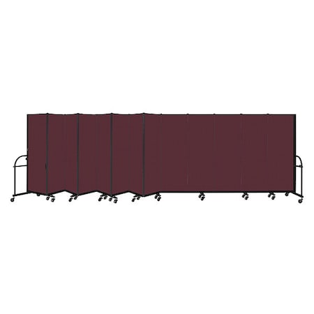 Screenflex Heavy Duty Room Divider, 13 Panel, 6 ft. H HFSL6013-DP