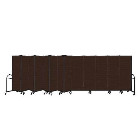Screenflex Heavy Duty Room Divider, 13 Panel, 6 ft. H HFSL6013-DD