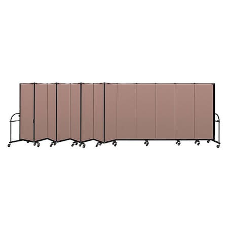 Screenflex Heavy Duty Room Divider, 13 Panel, 6 ft. H HFSL6013-VM