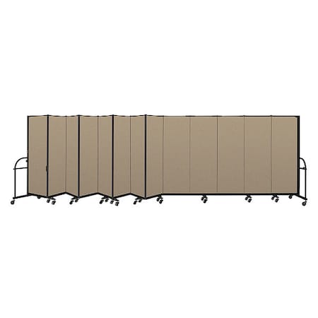 Screenflex Heavy Duty Room Divider, 13 Panel, 6 ft. H HFSL6013-VO