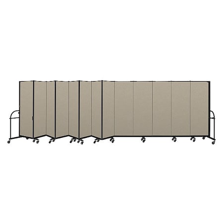Screenflex Heavy Duty Room Divider, 13 Panel, 6 ft. H HFSL6013-VW