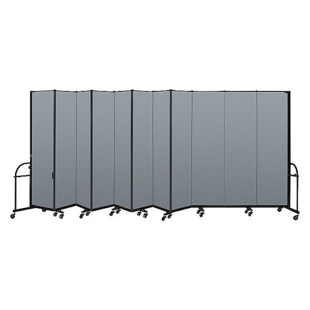 Screenflex Heavy Duty Room Divider, 11 Panel, 7 ft. 4 HFSL7411-VB