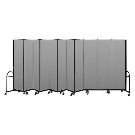 Screenflex Heavy Duty Room Divider, 11 Panel, 7 ft. 4 HFSL7411-VG