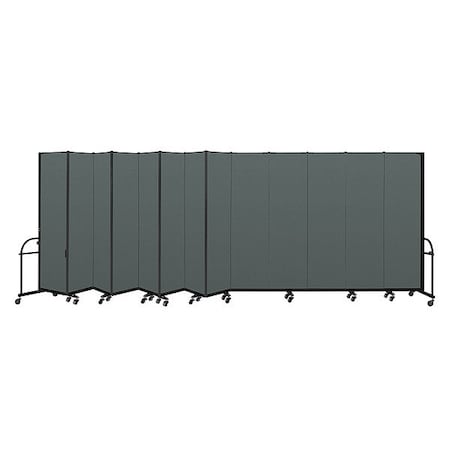 Screenflex Heavy Duty Room Divider, 13 Panel, 7 ft. 4 HFSL7413-DN