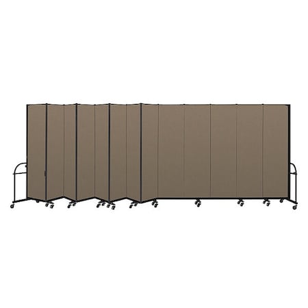 Screenflex Heavy Duty Room Divider, 13 Panel, 7 ft. 4 HFSL7413-DO