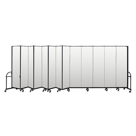 Screenflex Heavy Duty Room Divider, 13 Panel, 7 ft. 4 HFSL7413-DT