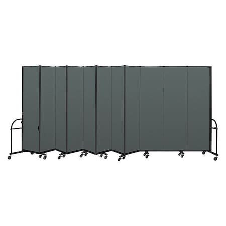 Screenflex Heavy Duty Room Divider, 11 Panel, 7 ft. 4 HFSL7411-DN