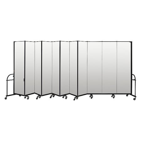 Screenflex Heavy Duty Room Divider, 11 Panel, 7 ft. 4 HFSL7411-DT