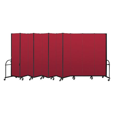 Screenflex Heavy Duty Room Divider, 11 Panel, 7 ft. 4 HFSL7411-DR